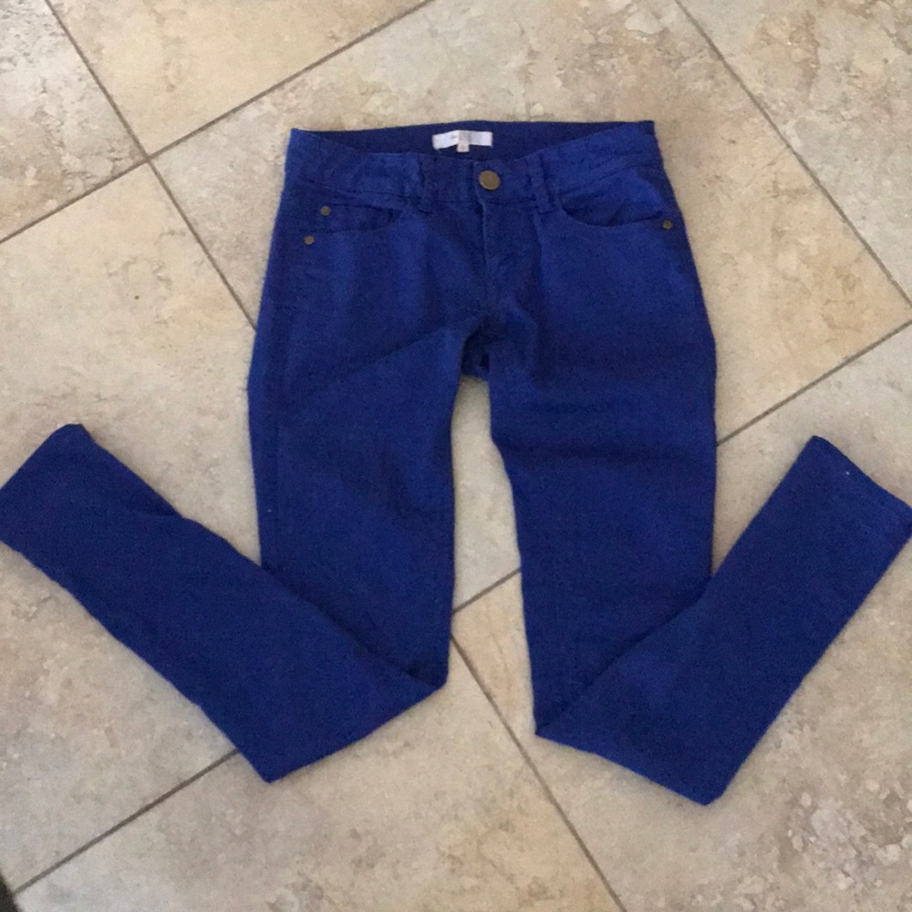 Love Fire skinny leg low cut stretch pans size 0